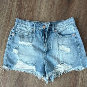 Distressed Denim Women's Shorts